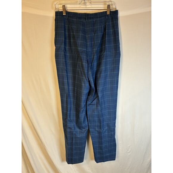 VTG Pendleton Preppy Twee Tapered Wool Flat Front Plaid Pants Size 10 Academia - Picture 2 of 8